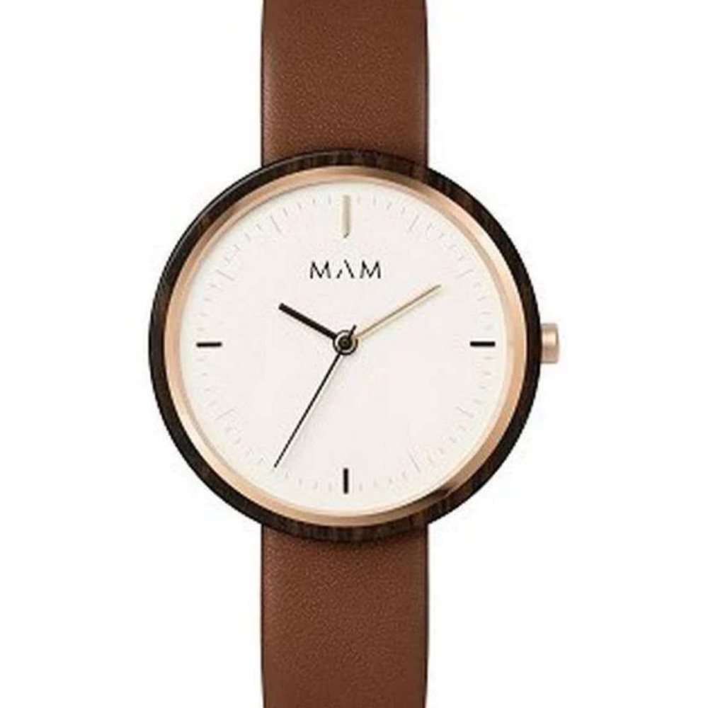 MAM Plano Small Women’s Watch - Brown/White